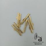  Jack bắp chuối răng cưa đồng mạ vàng kèm ống co nhiệt (Bộ 8 chiếc) 