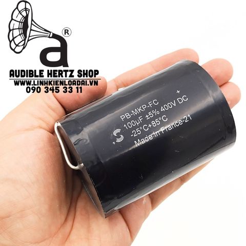  Tụ phim Solen 100uf 400V (Pháp) Fast Caps 100mfd 400v 