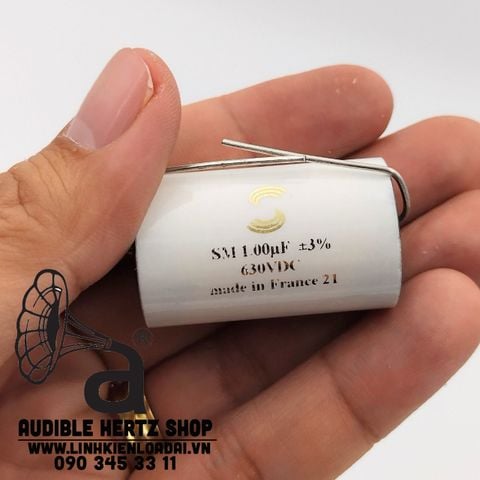  Tụ 1uf 630V 1mfd 630V Solen Film & Foil Fast Caps (Pháp) 