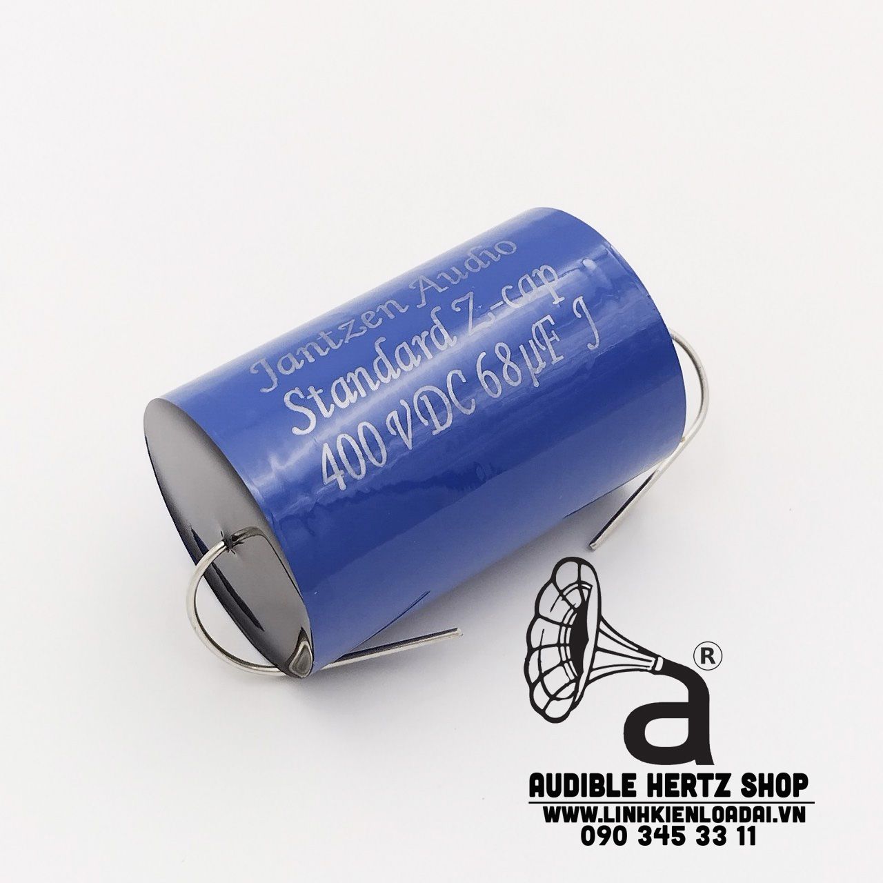 thumbnail image 2 of Jantzen Audio MKP Z-Standard Capacitor – 8.2uF 8.20uF 400VDC – 20x46mm – Axial Leads 2 of 6