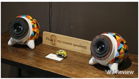  Loa bookshelf bằng gốm kèm Amply bluetooth 