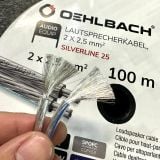  Dây loa mạ bạc 2 x 2.5mm Oehlbach Silverline 25 