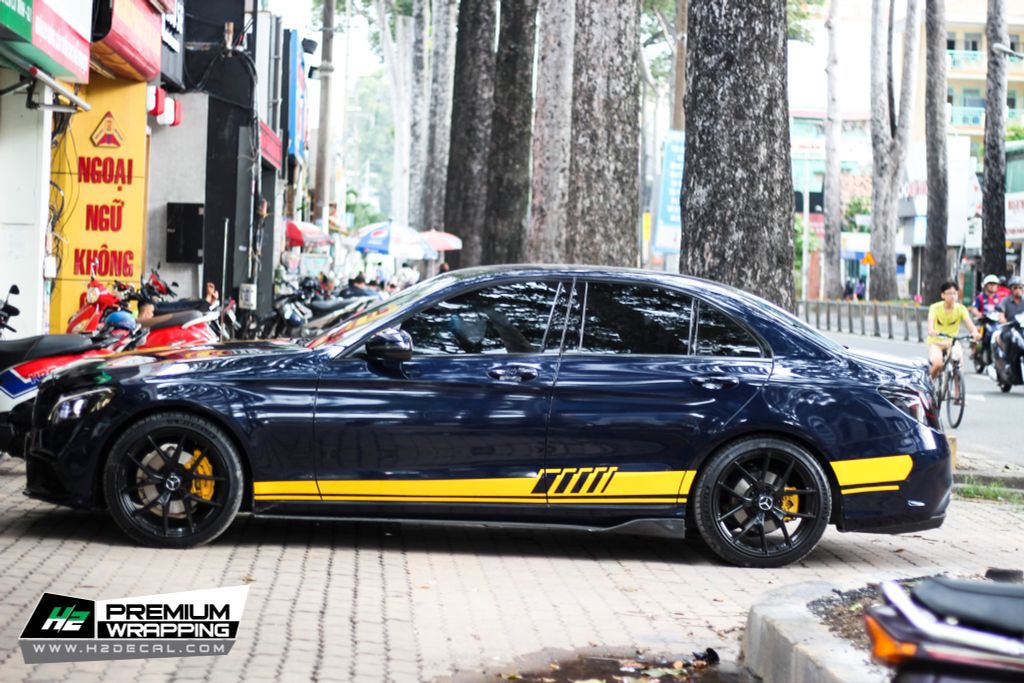 TEM XE MERCEDES AMG - MẪU 001