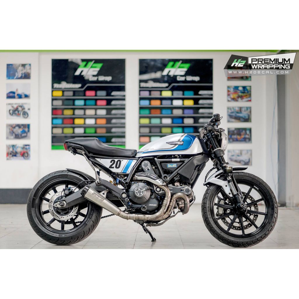 TEM XE SCRAMBLER - MẪU 013