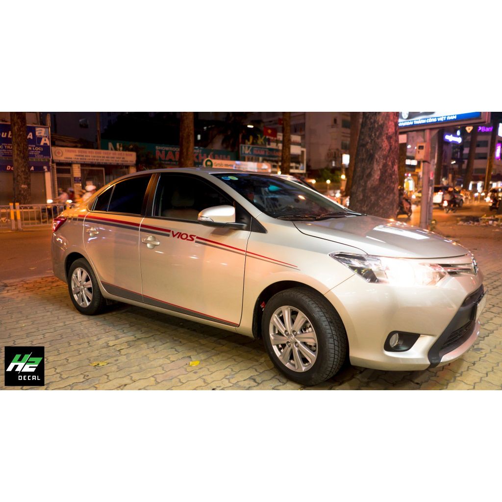TEM XE TOYOTA VIOS - MẪU 001