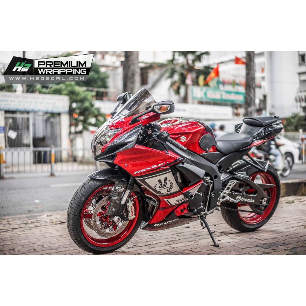 TEM XE SUZUKI GSX 600 - MẪU 001