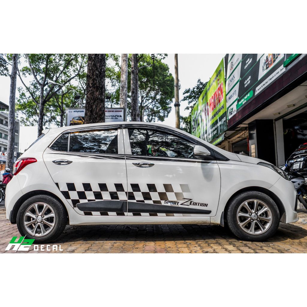 TEM XE HYUNDAI I10 - MẪU 001