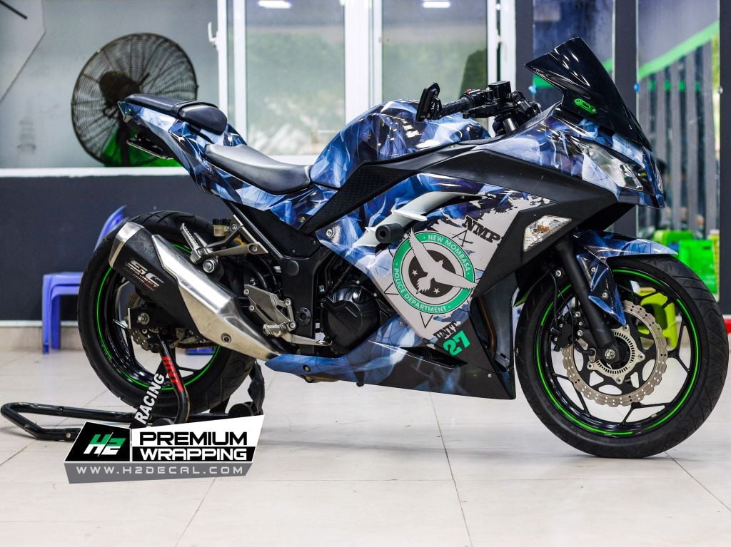 TEM XE NINJA 300 - MẪU 009