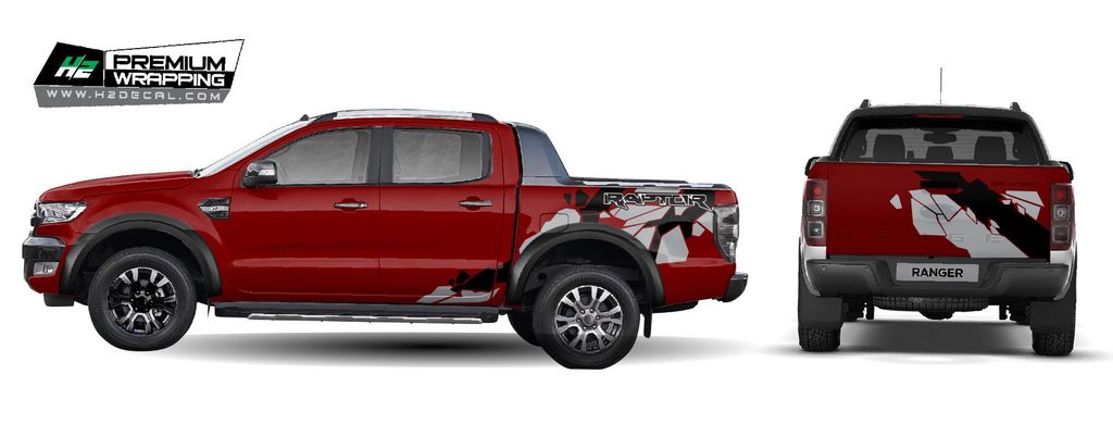 TEM XE FORD RANGER RAPTOR - MẪU 003