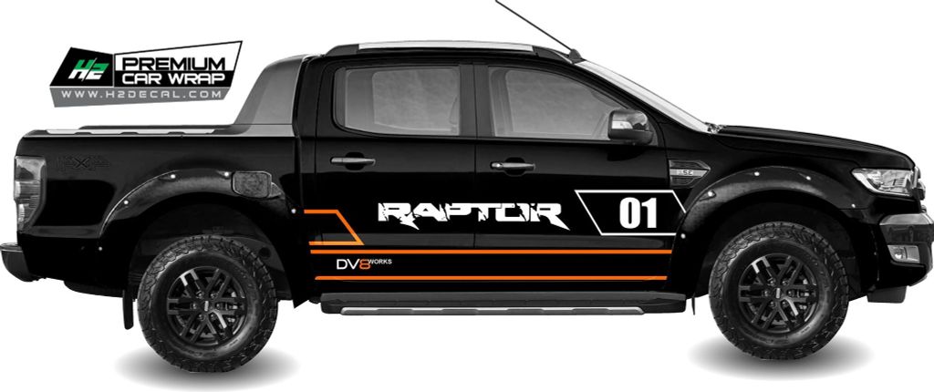 TEM XE FORD RANGER RAPTOR - MẪU 005