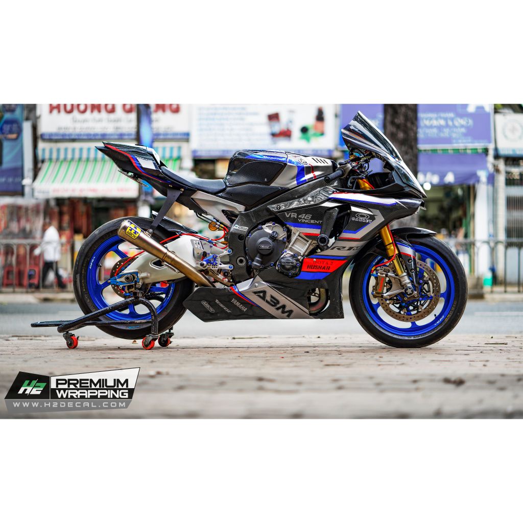 TEM XE YZF R1M - MẪU 001