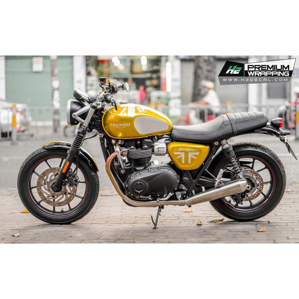 TEM XE STREET TWIN - MẪU 001