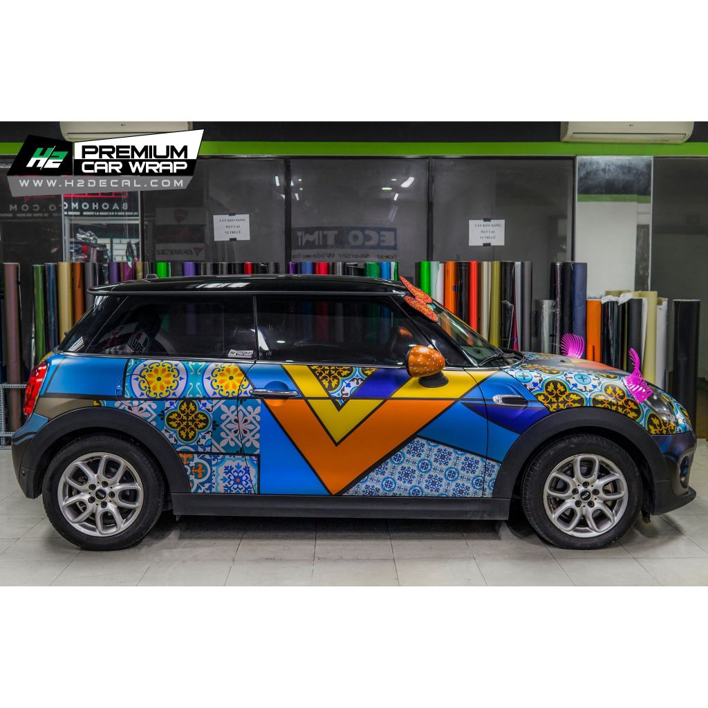 TEM XE MINI COOPER - MẪU 002