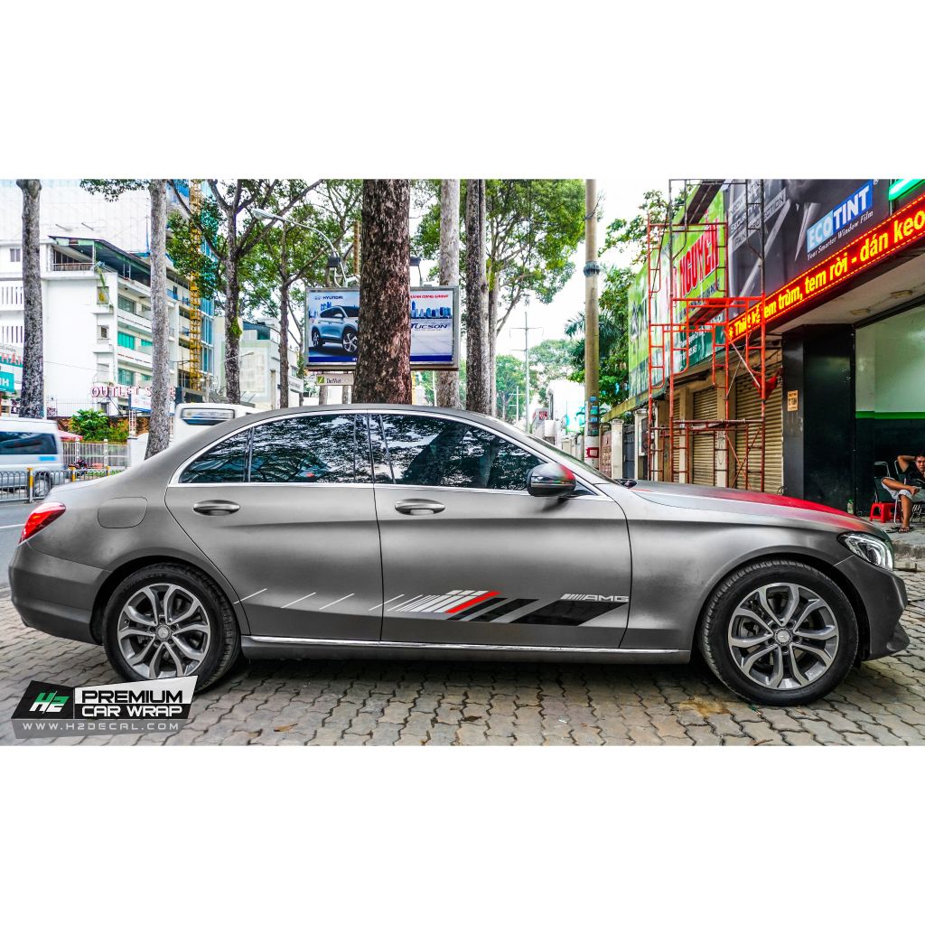 TEM XE MERCEDES C200 - MẪU 001