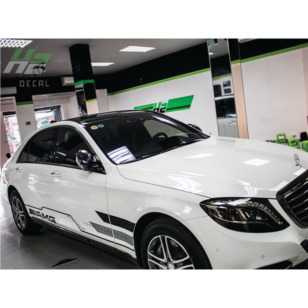 TEM XE MERCEDES S400 - MẪU 001