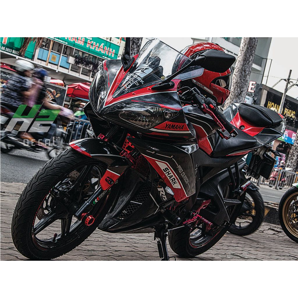 TEM XE YZF-R15 - MẪU 001