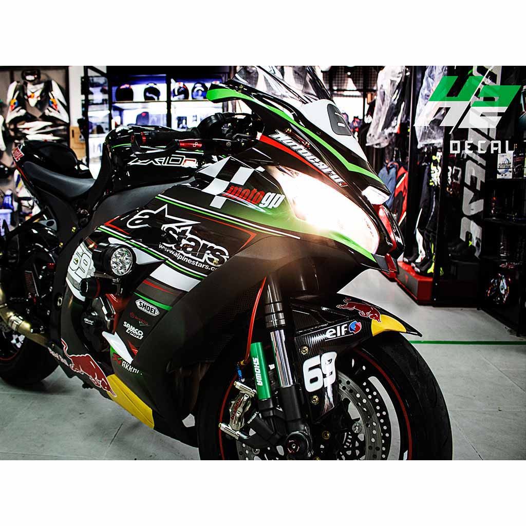 TEM XE NINJA ZX10R - MẪU 003