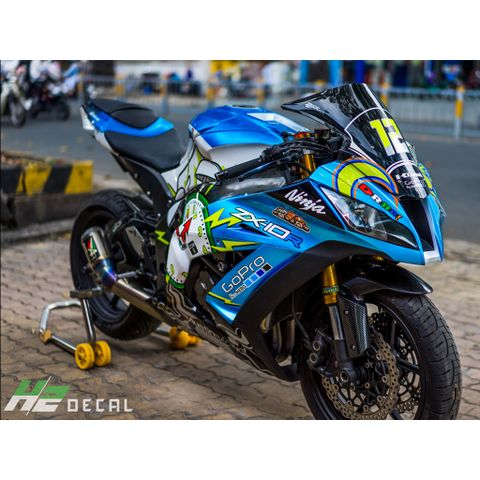 TEM XE NINJA ZX10R - MẪU 011