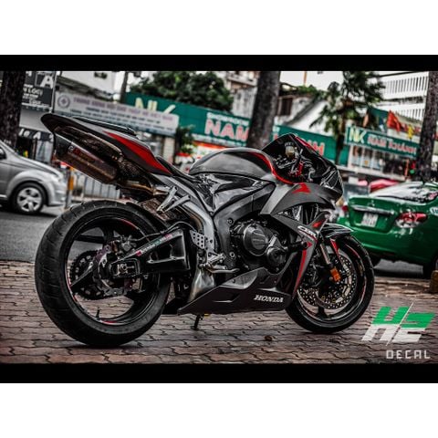 Tem xe PKL  CBR600  thiết kế Redbull Repsol