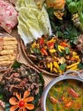 Lẩu ếch măng cay - set to