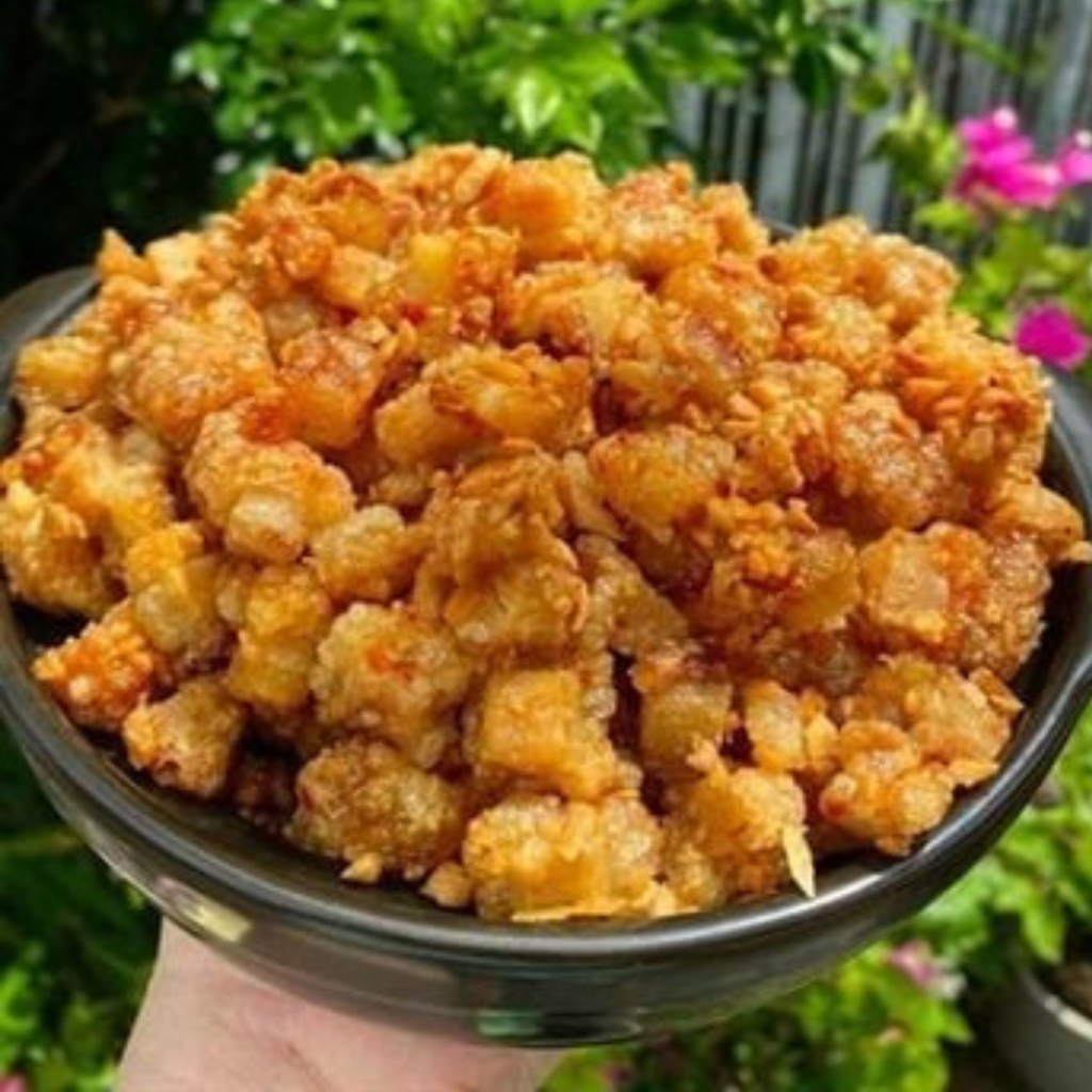  Tóp mỡ xóc mắm tỏi 