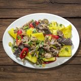 Lòng mề xào dứa