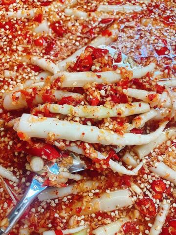  Trúc quân tử ngâm sốt chua ngọt 