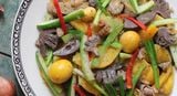 Lòng mề xào dứa