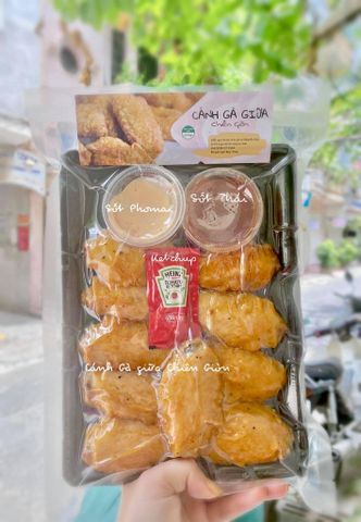  Cánh Gà Giữa Chiên Mắm - 500g 