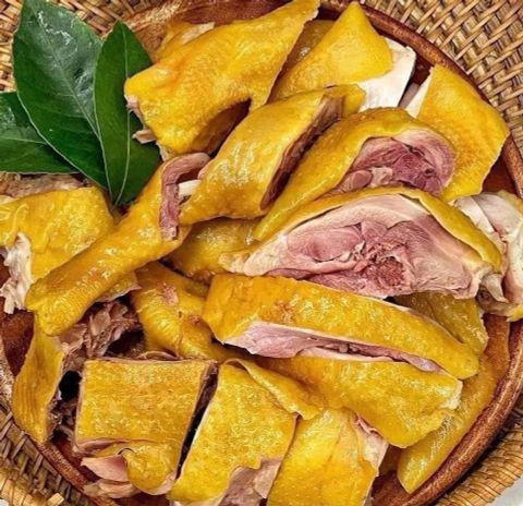  Gà ri ủ muối hấp hoa tiêu 