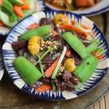 Lòng mề xào mướp hương