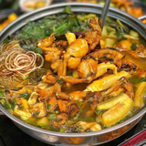 Lẩu ếch măng cay - set to