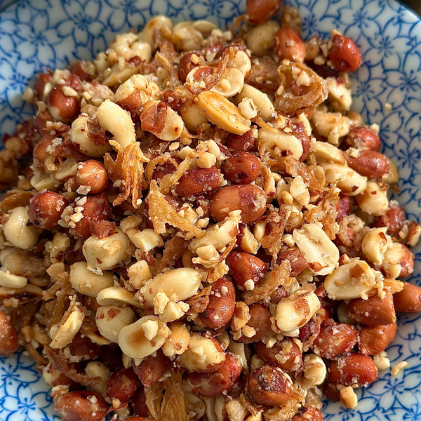  Lạc rang hành phi - Hộp 500g 