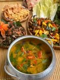 Lẩu ếch măng cay - set to