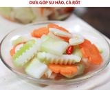 Dưa góp ăn kèm - đĩa
