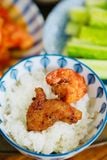 Nạc nọng heo rang tôm dừa đặc biệt