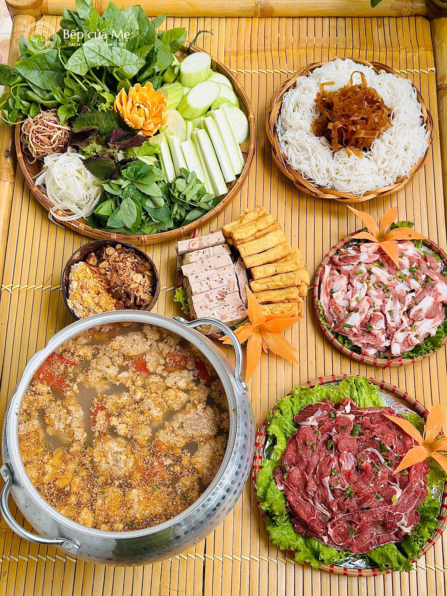  Lẩu Riêu Cua - set to - 6 người ăn 