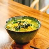 Ốc om ba chỉ chuối đậu - hộp bé 900g