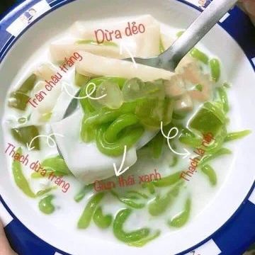  Chè dừa dẻo kem tươi 