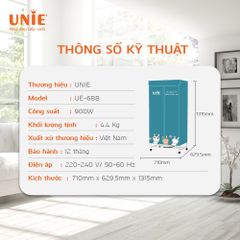 Máy sấy quần áo Unie UE-688