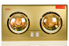 Đèn sưởi nhà tắm Braun KN02G - 2 bóng vàng