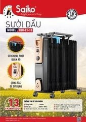 Máy sưởi dầu Saiko 11 thanh