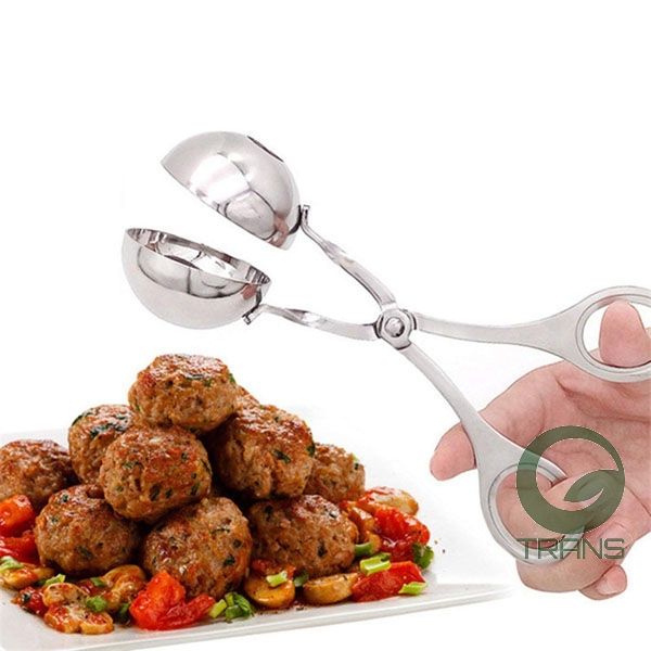 Kết quả hình ảnh cho Cây kẹp thịt viên, chả viên inox