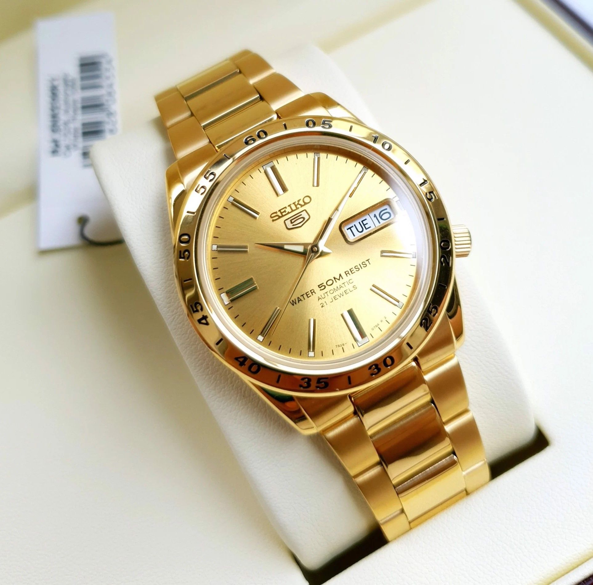 Seiko 5 SNKE06K1 SNKE06 ng H Nam Ch nh H ng Gi T t