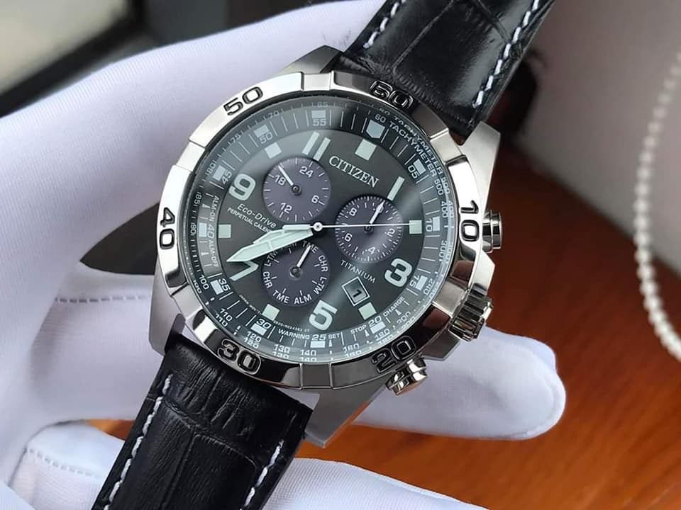 Citizen Eco-Drive Titanium BL5551-14H - Lịch Vạn Niên – PhongWatch