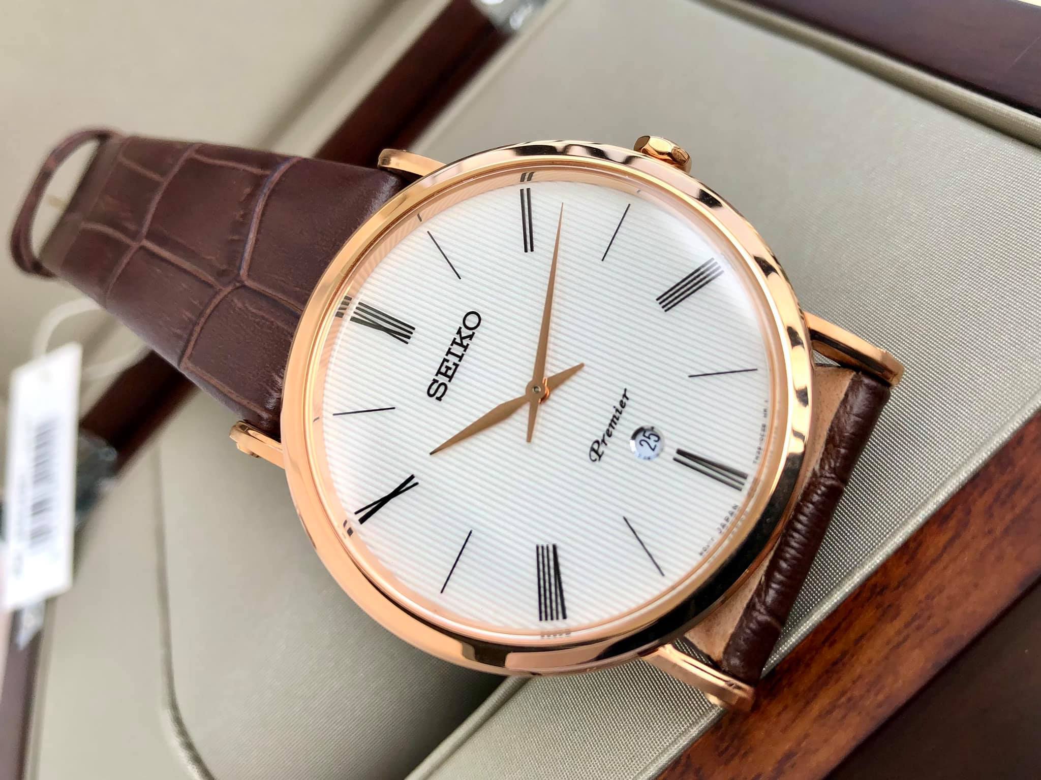 Seiko Premier SKP398P1 SKP398P Ch nh H ng Gi T t PhongWatch