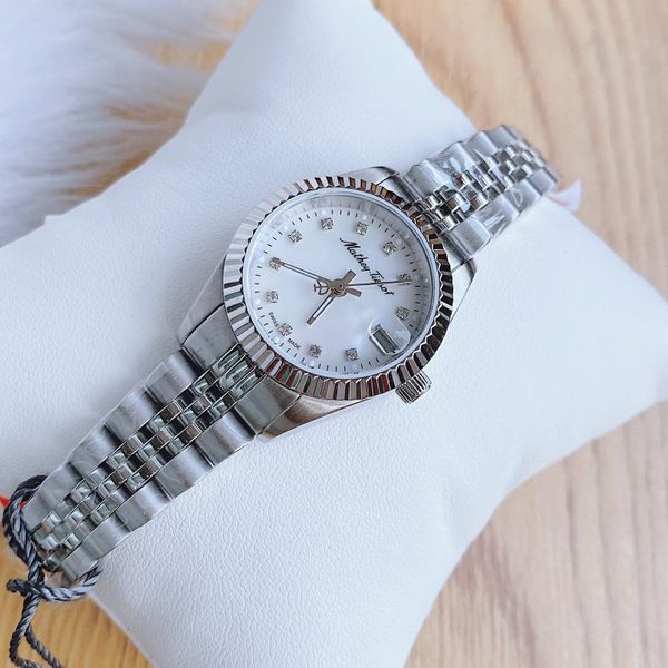 Tissot Rolly II White Mother of Pearl Crystal Dial Ladies D710AI - Nữ ...