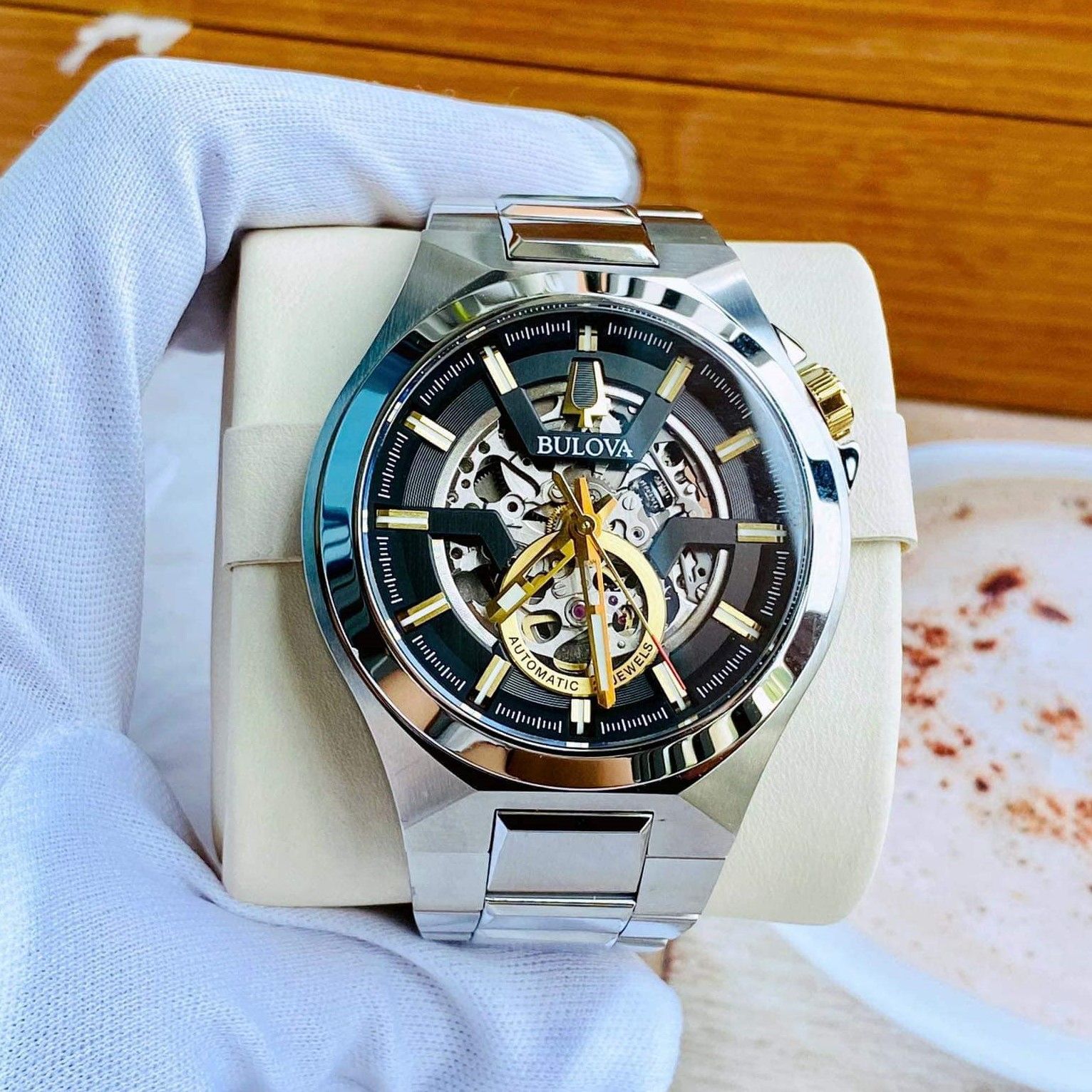 Bulova shop automatic 98a224