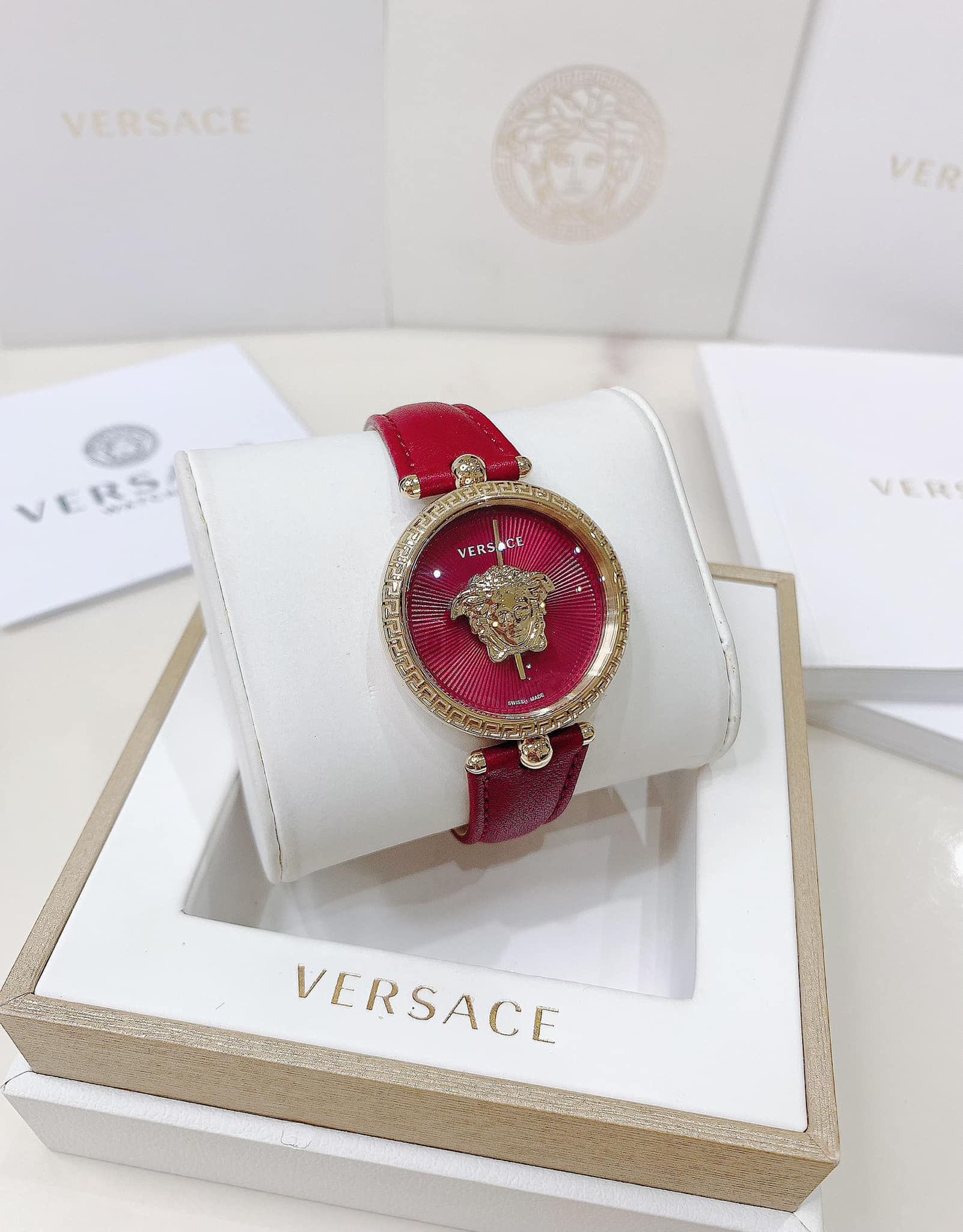 【国内即納】VERSACE PALAZZO EMPIRE VECQ00418 Versace VECQ00418 Palazzo Empire Ladies watch cheap shopping