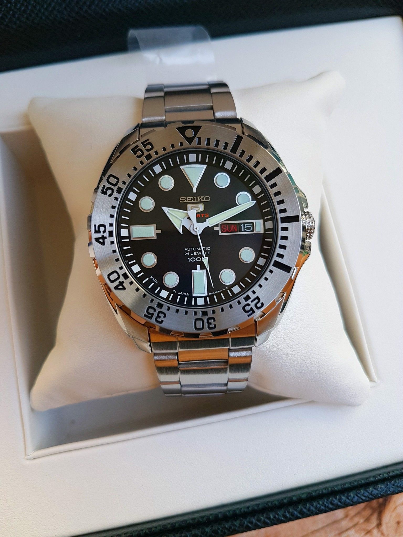 Seiko Baby Monster SRP599J1 SRP599 Chinh Hang Gia T t PhongWatch